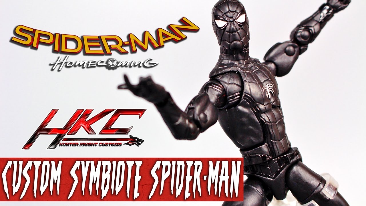 Custom HOMECOMING  SYMBIOTE SPIDER MAN Concept series figure by HKC