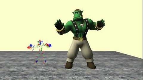 Motion Capture with Wearable Sensors - OGRE/Qt/C++ development