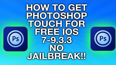How To Get Photoshop Touch For FREE On IOS!!