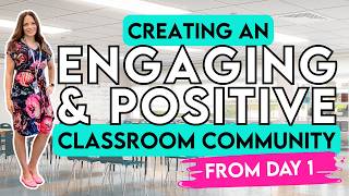 4 Classroom Community Strategies Every Teacher Should Use on Day 1 | Back-to-School Teacher Advice
