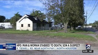 Man accused of stabbing his parents to death in north Houston, police say