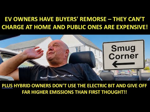 EV OWNERS HAVE “BUYERS REMORSE” DUE TO NO HOME CHARGING AND EXPENSIVE PUBLIC CHARGERS - THE i PAPER!