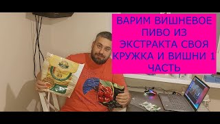 ВАРИМ ВИШНЕВОЕ ПИВО ИЗ ЭКСТРАКТА СВОЯ КРУЖКА И ВИШНИ 1