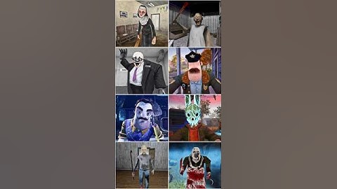 Hello Neighbor 2 Vs Ethan Vs Evil Nun Rush Vs Granny 1