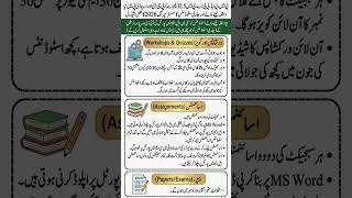Aiou Assignment workshop Quiz Exams date spring 2026 for BS BED BBA PGD ADP ADC