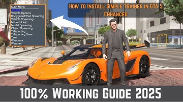 How to Install Simple Trainer in GTA 5 Enhanced | 100% Working Guide 2025