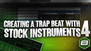 Making a 21 Savage type Trap Beat w/ Stock Instruments | Mixcraft 8 Tutorial