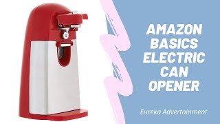 Basics Electric Can Opener, Red