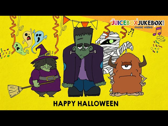 Happy Halloween from The Juicebox Jukebox | 2021 Fun Spooky Kids Holiday Party Songs class=