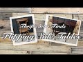 Furniture Flip || Thrifted Round Side Tables || Farmhouse Decor