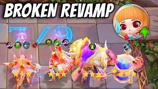 LATEST UPDATE REVAMP ANGELA IS BROKEN!! OP WITH POISON BUILD!! MAGIC CHESS GO GO  screenshot 4