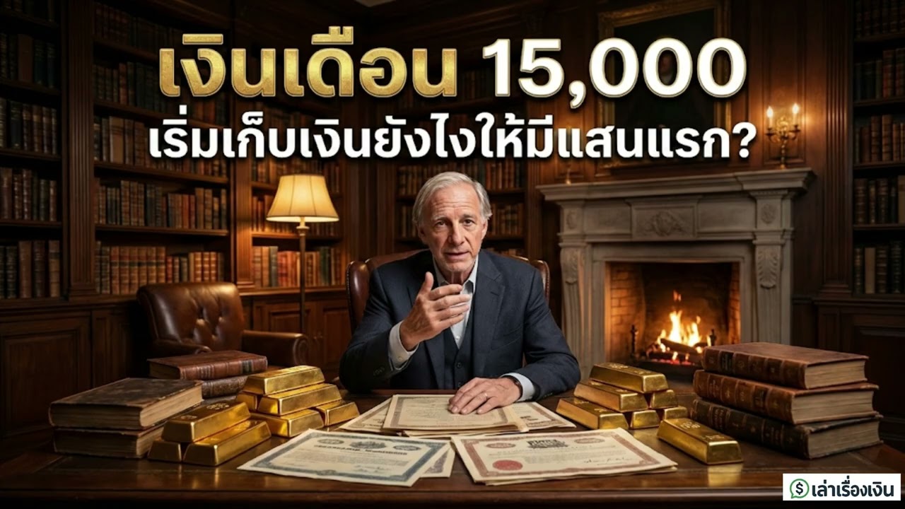 เงินเดือน 15,000 เริ่มเก็บเงินยังไงให้มีแสนแรก?