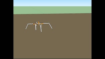 Simulation Sketchyphysics Laufroboter