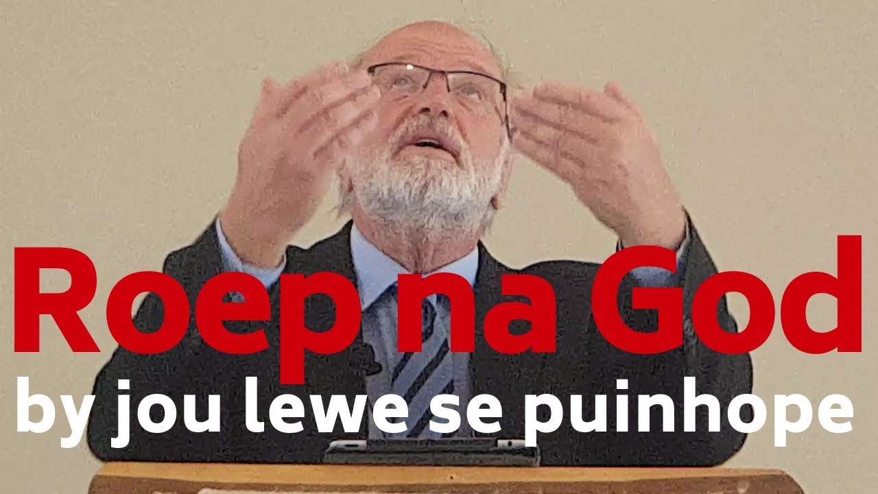 Roep na God! Ook by die puinhope van jou kerk, jou lewe! Gustav Opperman Woorde uit sy Woning Ps 74