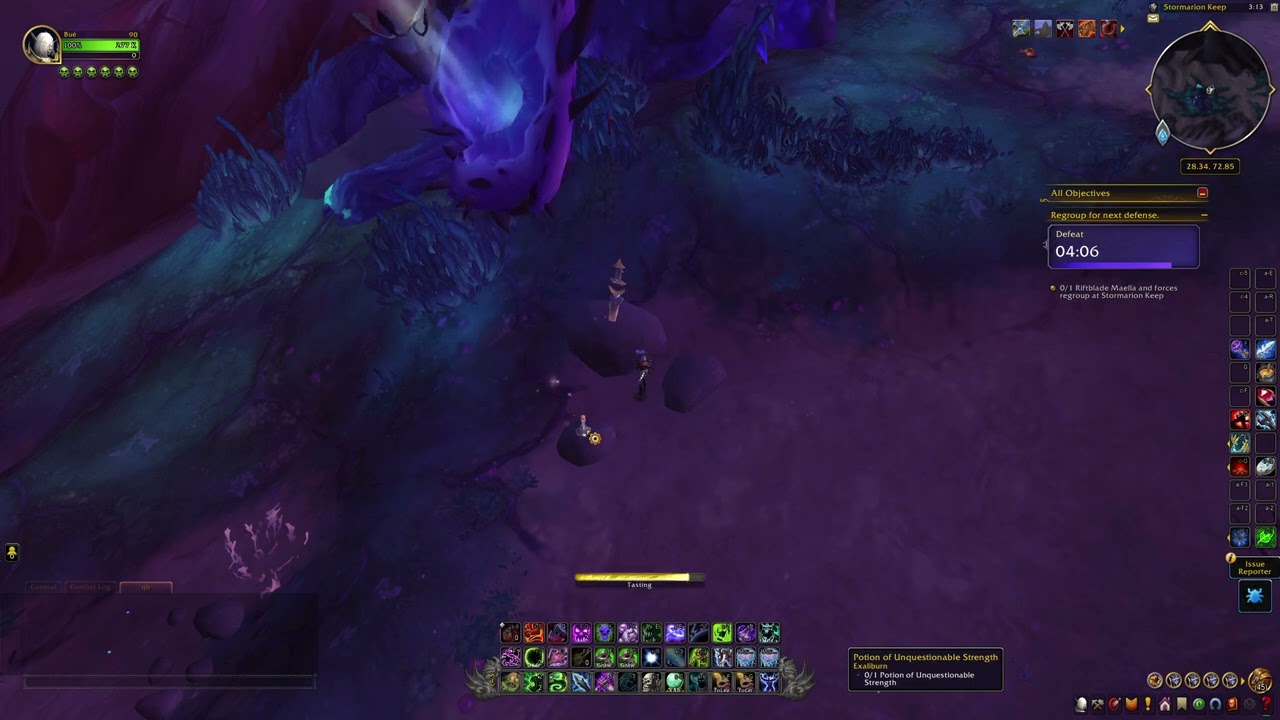Exaliburn Treasure Location, WoW Midnight Voidstorm Treasure - Extinguished Exaliburn