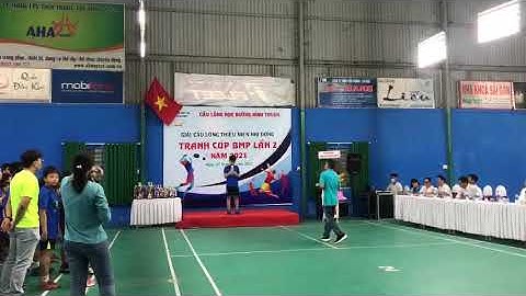 Khai mạc giải cầu lông thiếu niên nhi đồng tranh Cup BMP