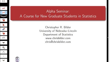Joint Statistical Meetings 2021 - Alpha Seminar: A Course for New Graduate Students in Statistics