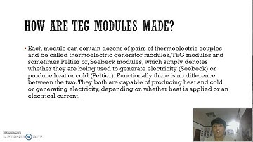 Thermoelectric Generators (TEG)