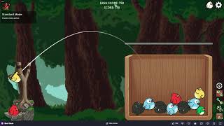 BIRD DASH no CrazyGames – Disparos com Estilingue e Combos Insanos de Fusão! screenshot 4