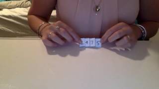 Demonstration of the Place Value Concept - using a numeral expander