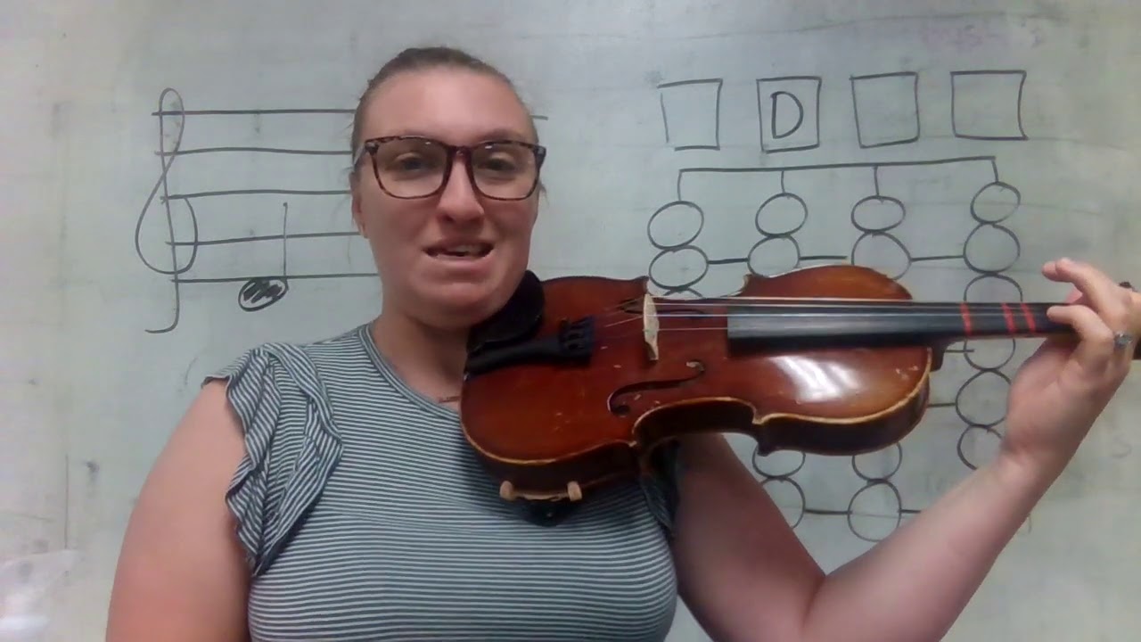 Violin D String Notes/Fingering Chart YouTube