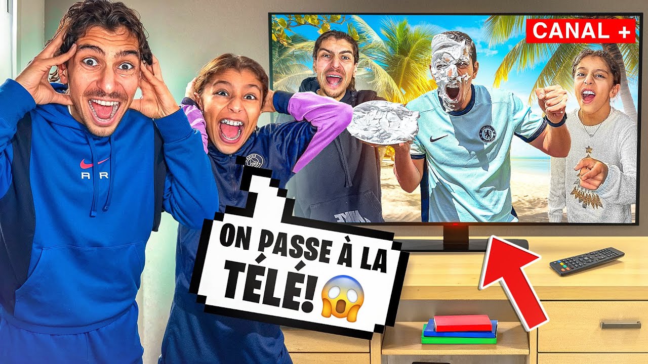 ON PASSE A LA TÉLÉVISION SUR CANAL+ ! 😱 ( Première fois de notre vie 😍)