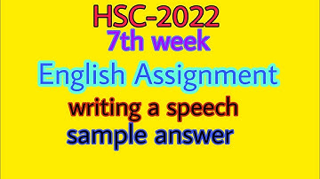 HSC 2022 7th week English assignment solve // Mehedi Sir