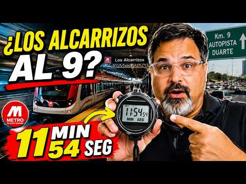 Goodbye traffic! How to get from Los Alcarrizos to KM 9 in record time (Real test)