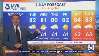 Warm, below‑normal temperatures expected through Thursday