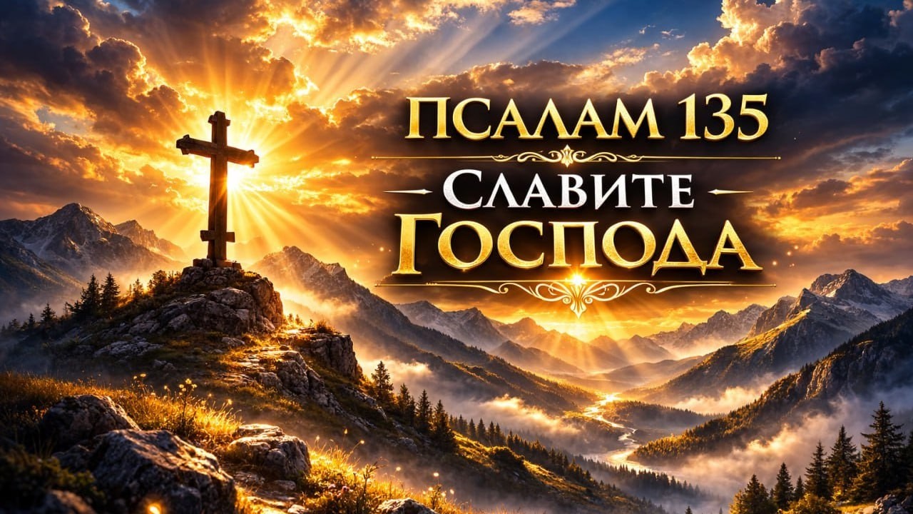 ПСАЛАМ 135 Славите Господа | Psalm 135 – Orthodox Chant | (10 Minutes Prayer & Peace)