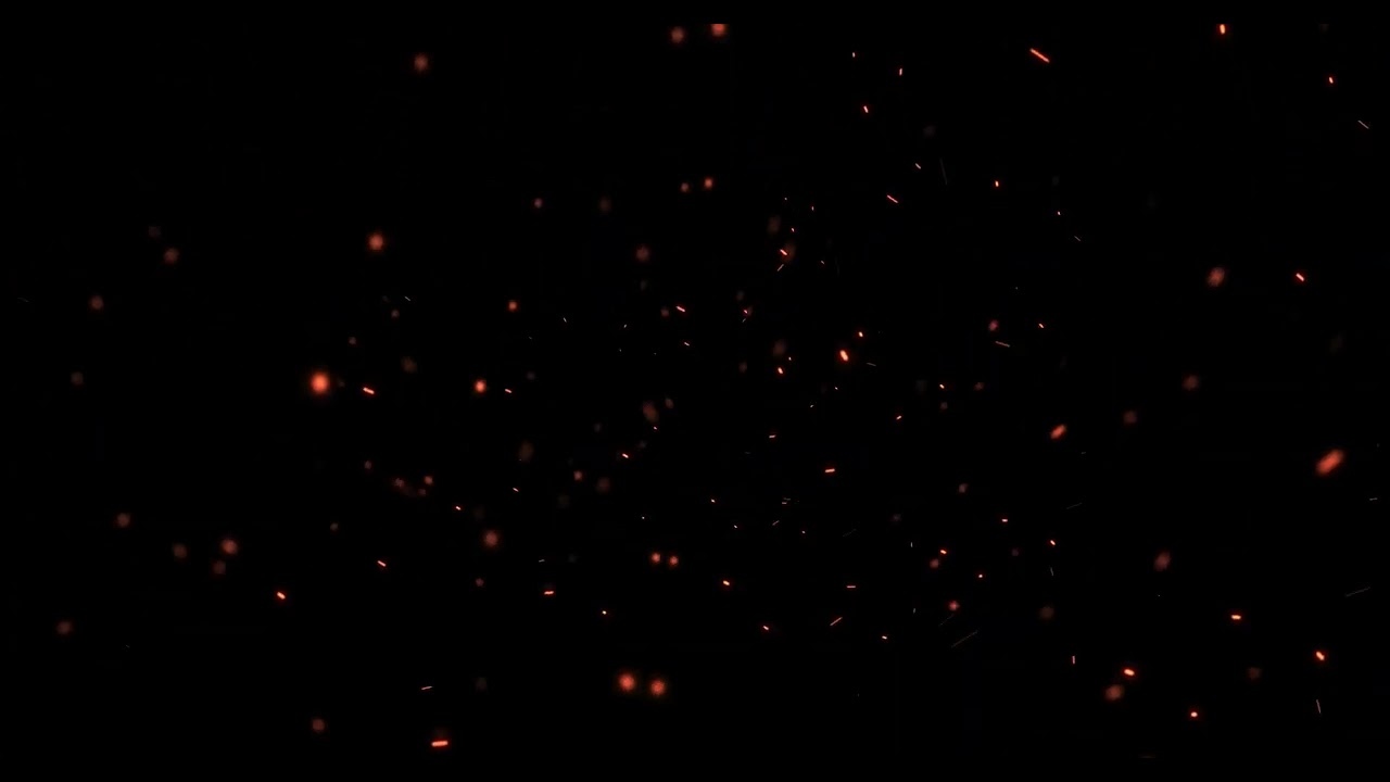 Fire Particles 4K Overlay | Fire Particles | Green Screen Alpha