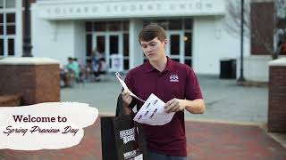 Welcome to Spring Preview Day at Mississippi State University