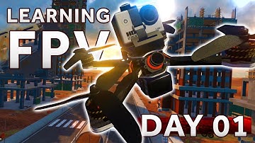 Learning how to fly a FPV Drone [Day 1] LIFTOFF SIMULATOR