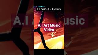 A.I Art Music Vidéo - Lil Nas X Remix Hip hop by Stevepulsebeats #shorts