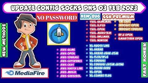 Update config sds | Axis Game,Axis XL Edukasi, XL Akrab, Flex, Wlg, Tiktok, [04 FEB]