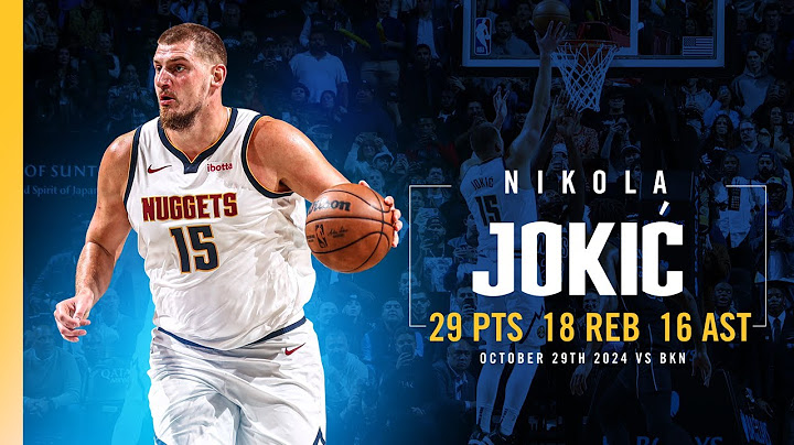 NIKOLA JOKIĆ GETS ANOTHER TRIPLE-DOUBLE 📺 | Full Game Highlights vs. Nets 10/29/24
