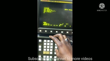 #Fanuc OT how to #offset and #programming