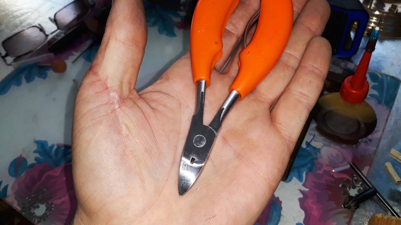 Как заточить и устранить люфт кусачек для ногтей - YouTube