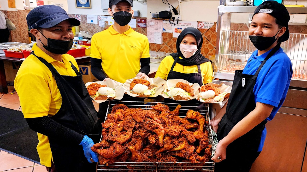 Наси Лемак №1 в Малайзии! 3000 Посетителей в День! 10000 Курицы Жарят Ежедневно!