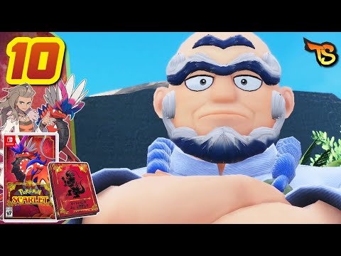 Pokémon Scarlet 10 - Líder de Ginásio Aquático, Kofu! ESQUECIDÃO no Leilão! (História Completa)