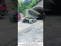 Truck Hauling Building Materials Through a Tunnel – Precision Driving 🚛⛰️
