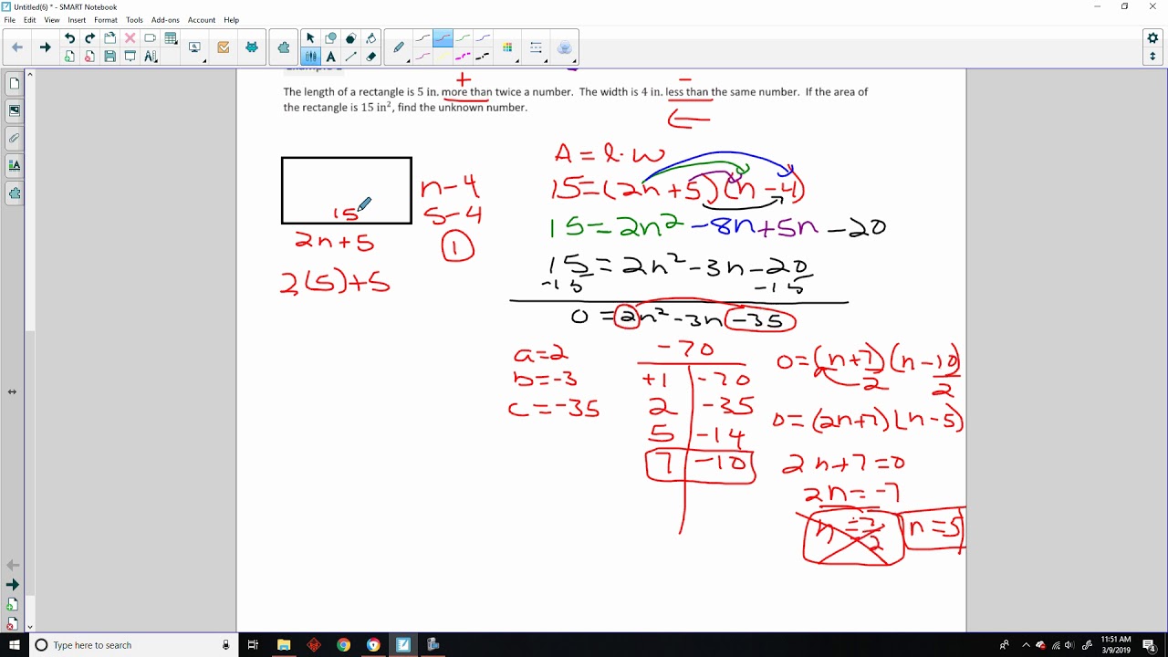 Algebra 1 Module 4 Lesson 7 Video Youtube