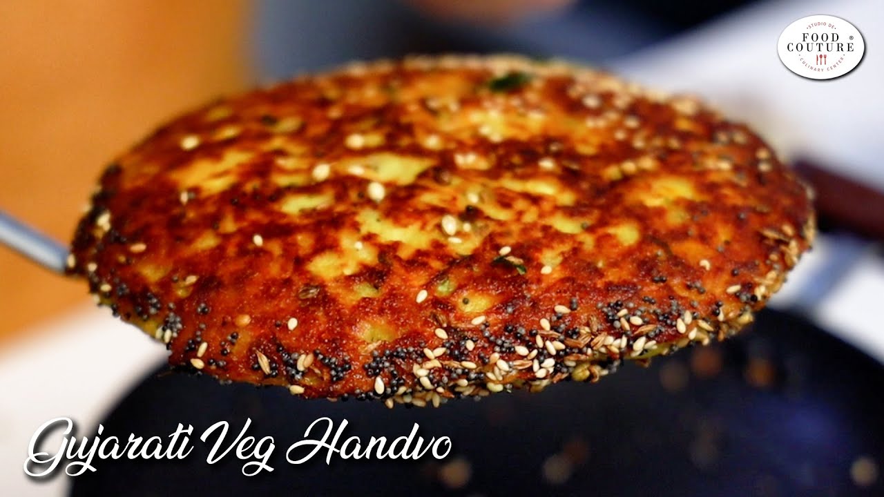 गुजराती हांडवो | Traditional Gujarati Veg Handvo Recipe | Gujarati Cake