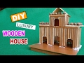 DIY Wooden House | Made from Cardboard: Craft it yourself