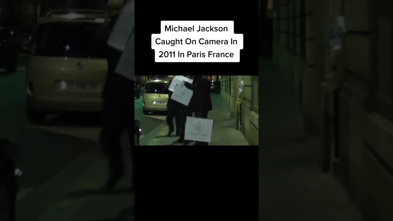 Michael Jackson caught on camera in 2011 in Paris France (video by: @young.shqipe666)
