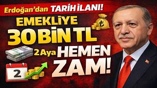 Erdoğandan Tari̇h İlani Emekli̇ye 30 Bi̇n Resti̇ 2 Aya Hemen Zam