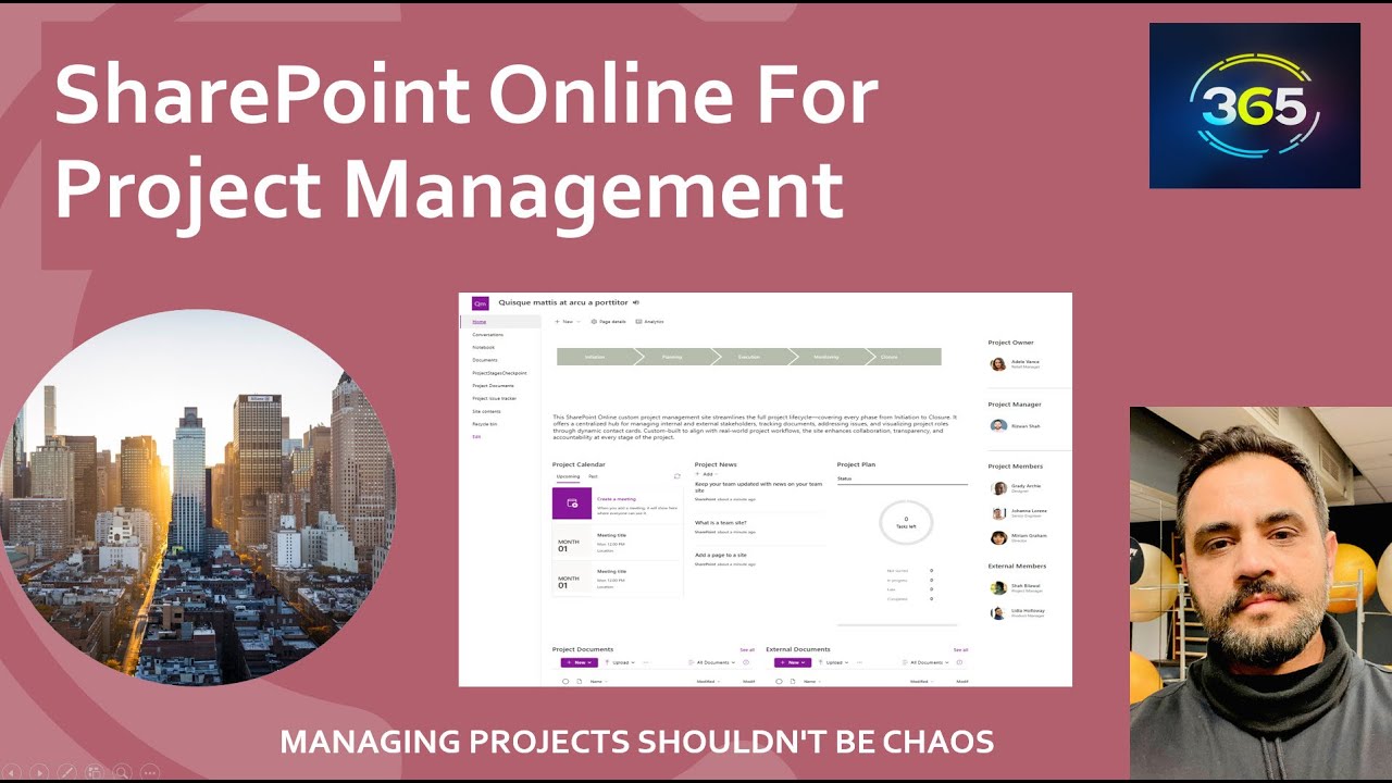 How to Set Up a SharePoint Online Project Site for Stages, Business ...