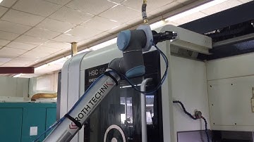 Automatisierung einer CNC Fräse mit einem Universal Robot