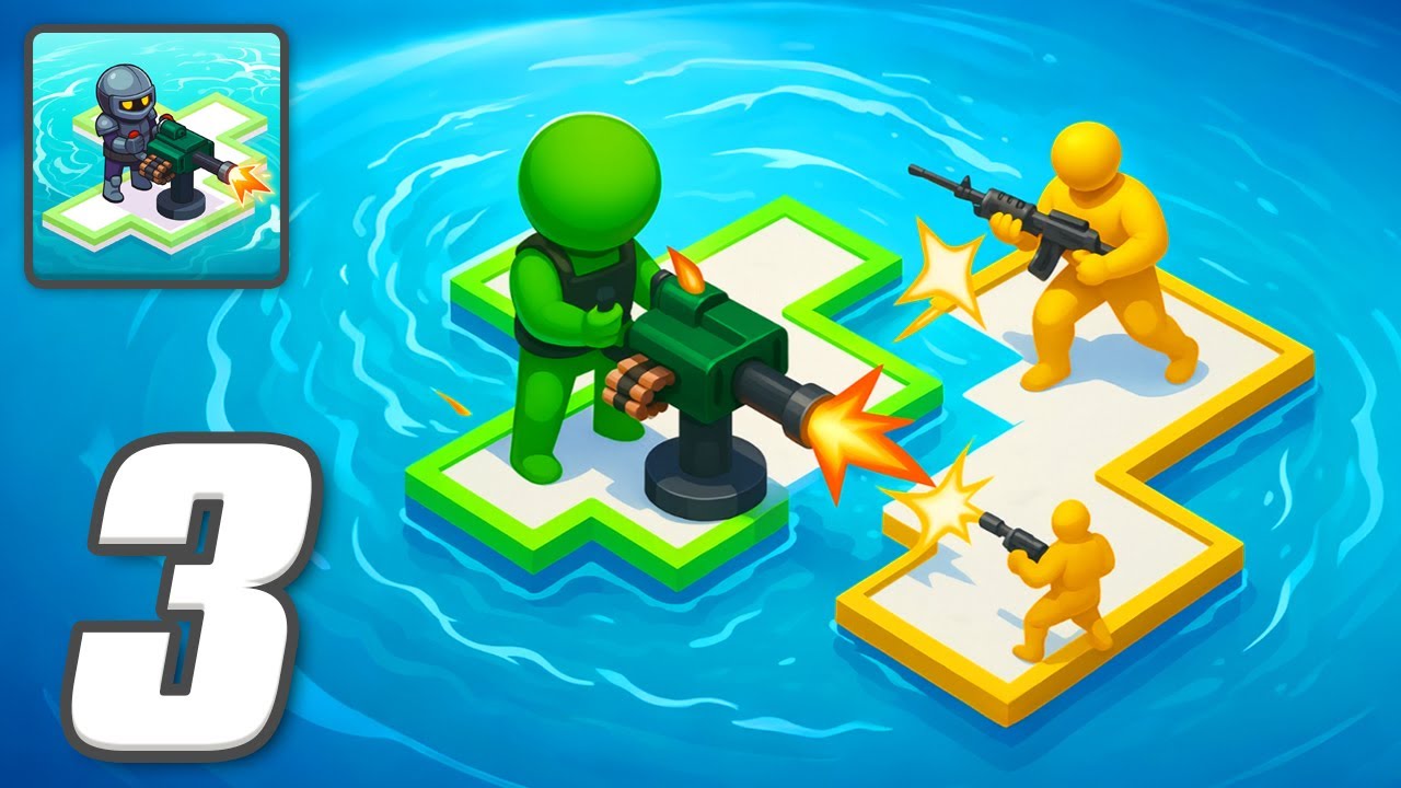 War of Rafts Crazy Sea Battle - Gameplay Walkthrough Part 3