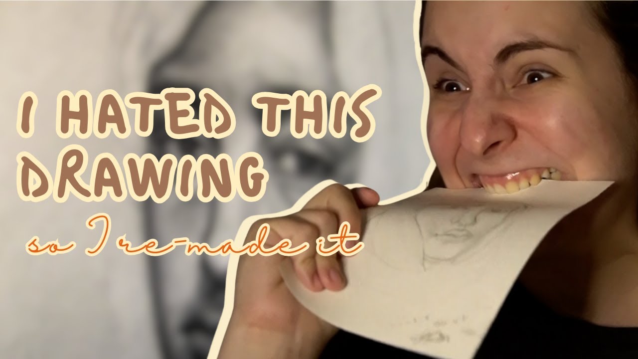 I Ripped My Drawing | Draw with me - YouTube